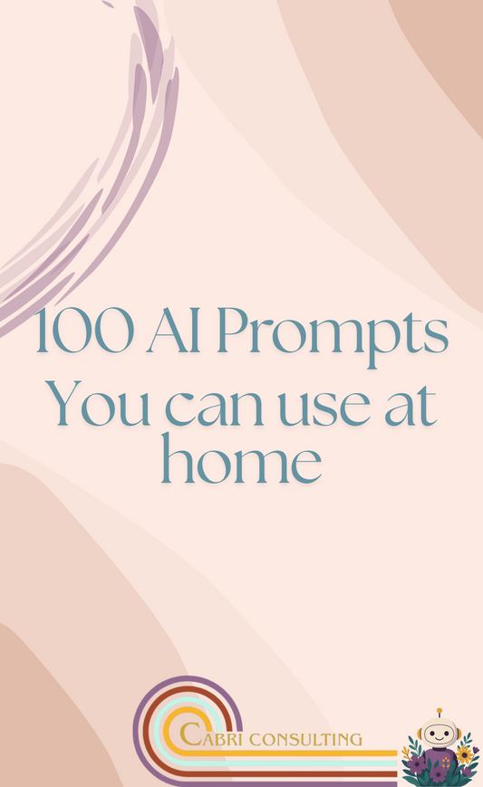 100 Helpful Prompts at Home - FREE DOWNLOAD